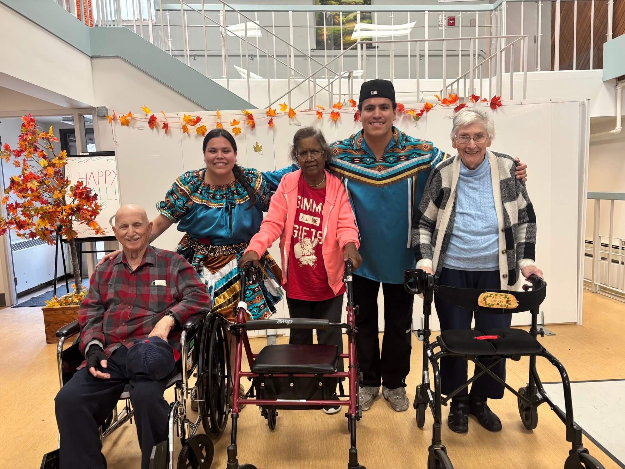 Ivan Flet memorial dancers and residents